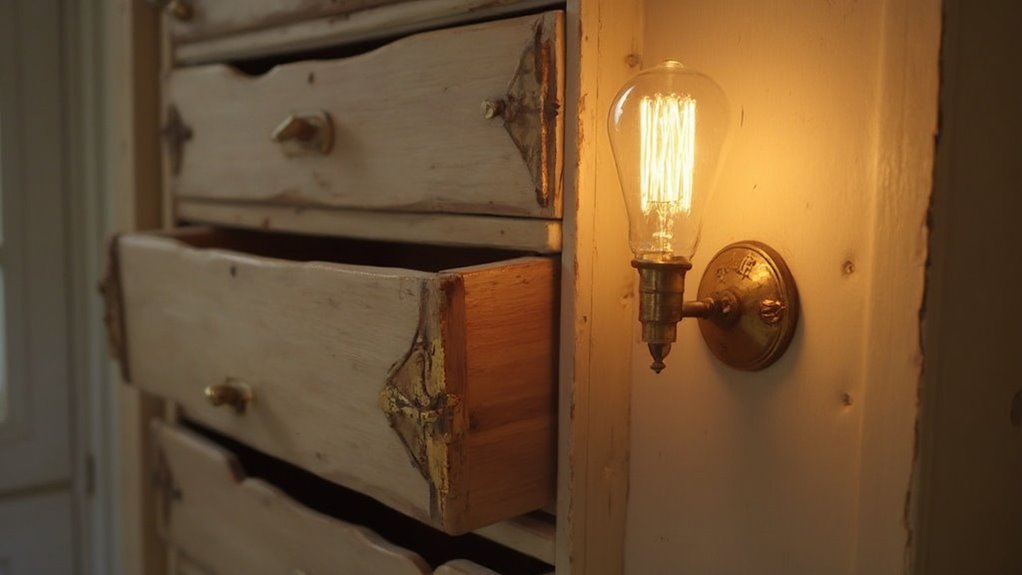 repurposing furniture for lighting