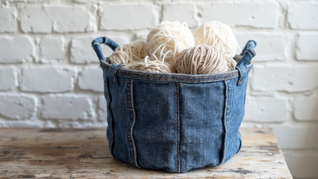 upcycle clothing into home decor